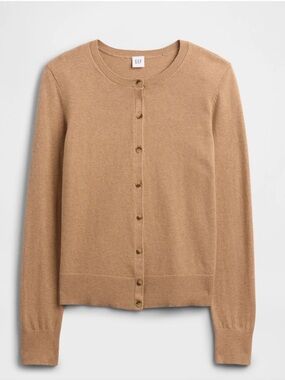 Tan CashSoft Gap Cardigan